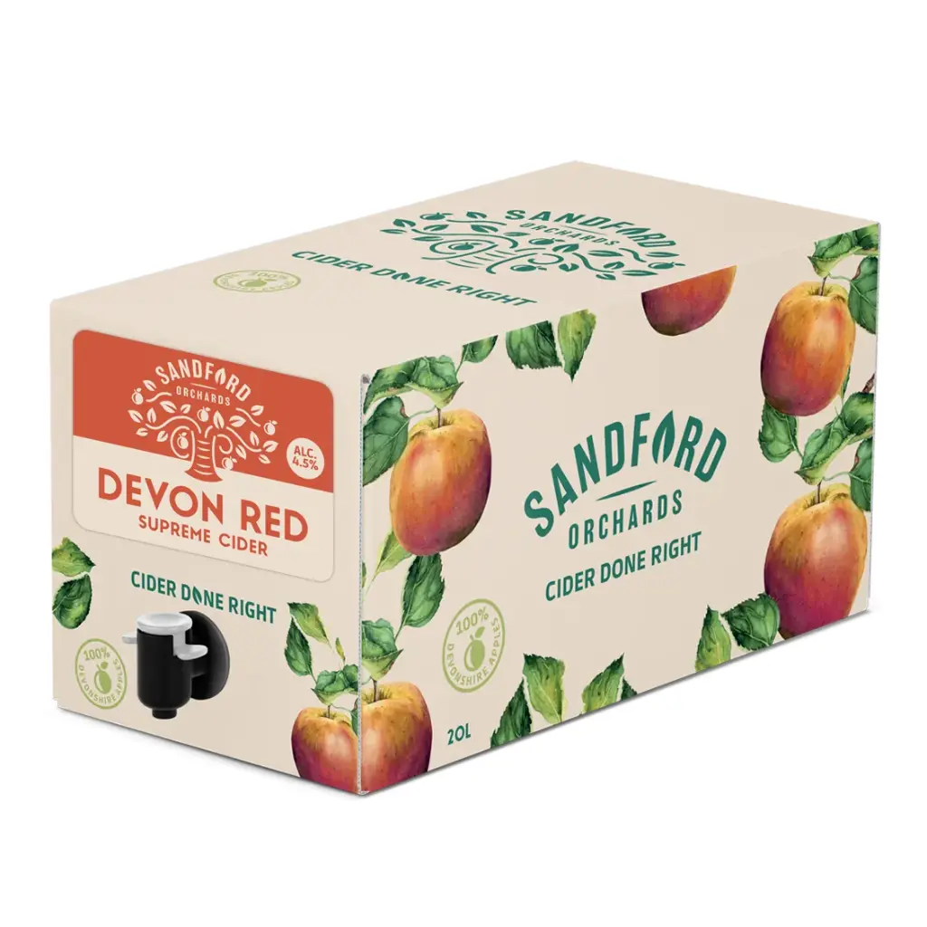 Sandford Cider Devon Red 20 ltr Bag in Box 