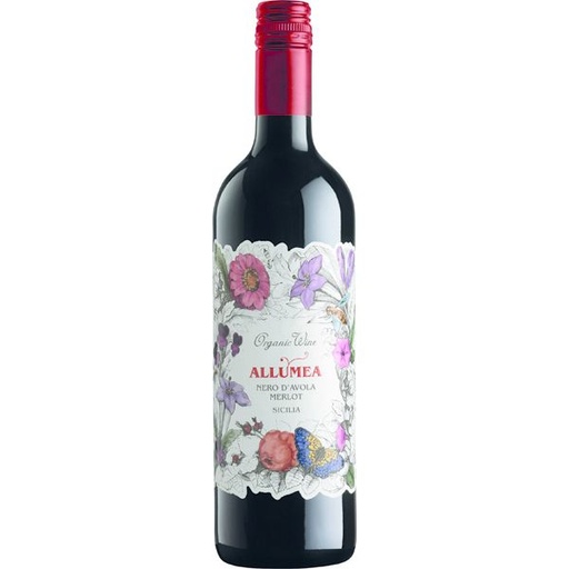 Allumea Organic Nero d'Avola Merlot, Sicilia 75cl