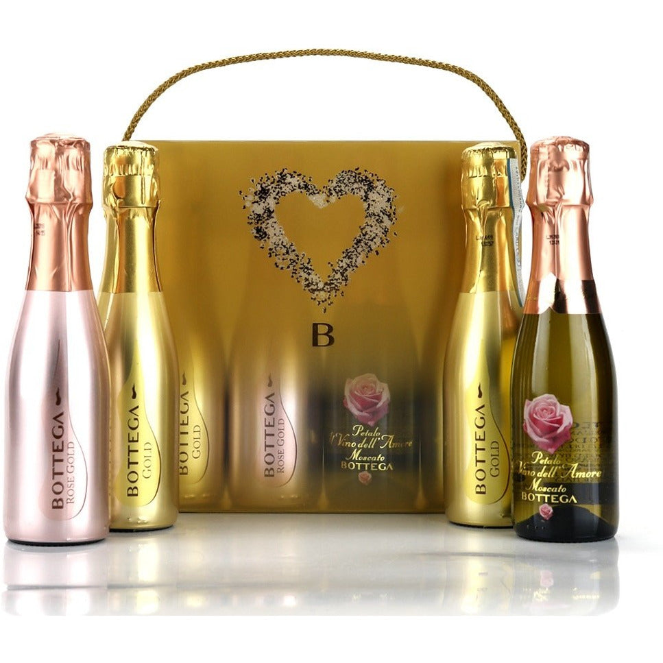 Bottega Sparkling Wines 4 x 20cl Gift Pack