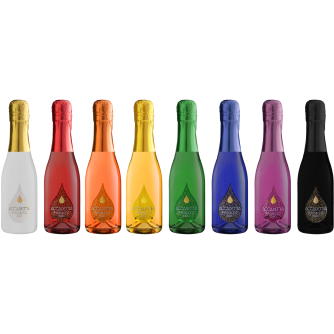 Accademia Prosecco 20cl Rainbow Collection, 8 x 20cl