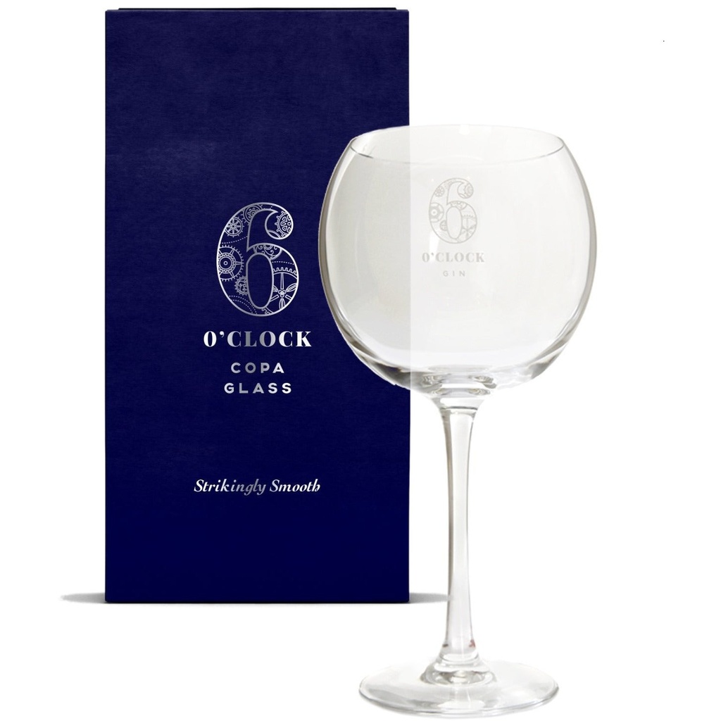 6 O'clock Gin 'Copa de Balon' Glass in gift box