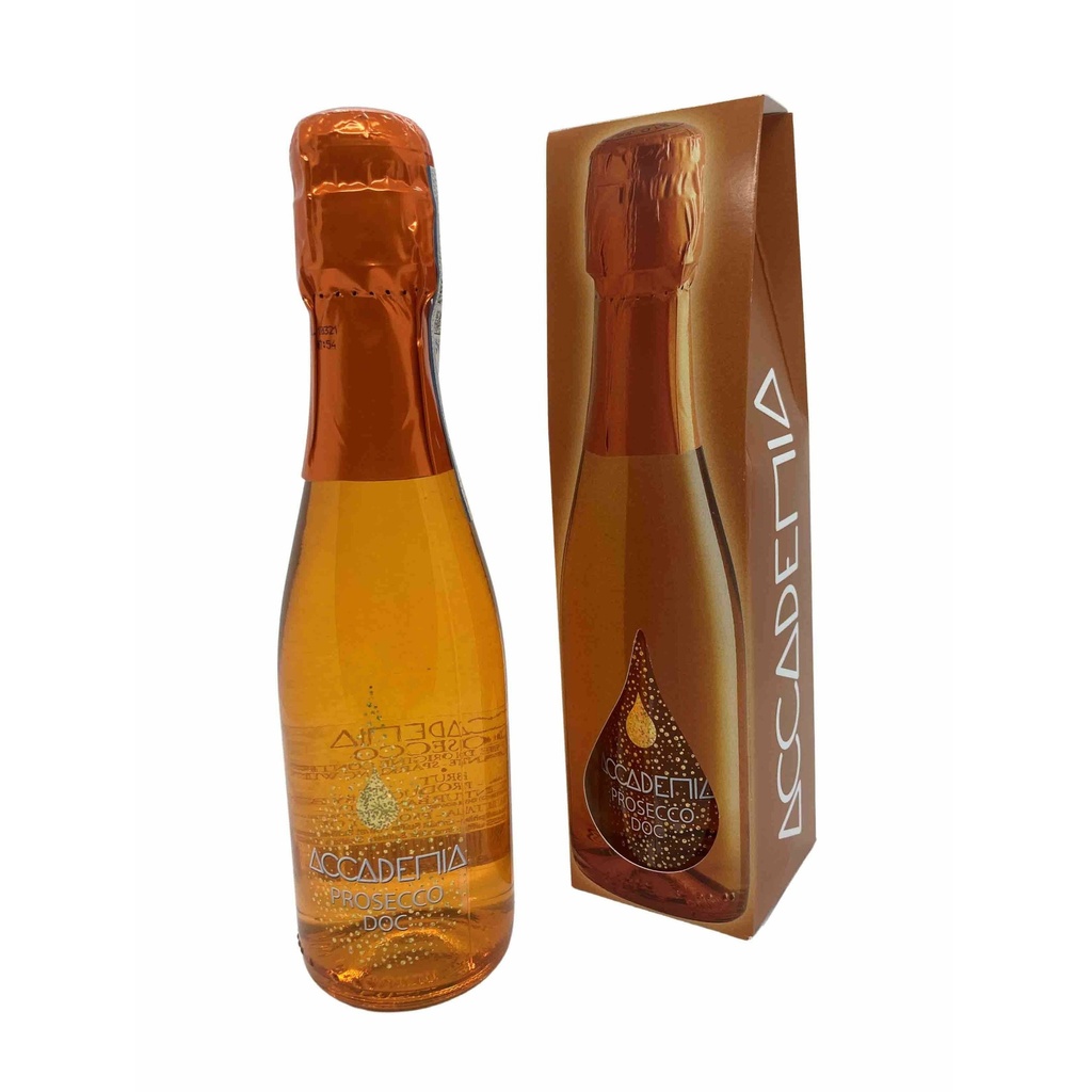 Accademia Prosecco 'Orange' mini, 1 x 20cl Gift Box