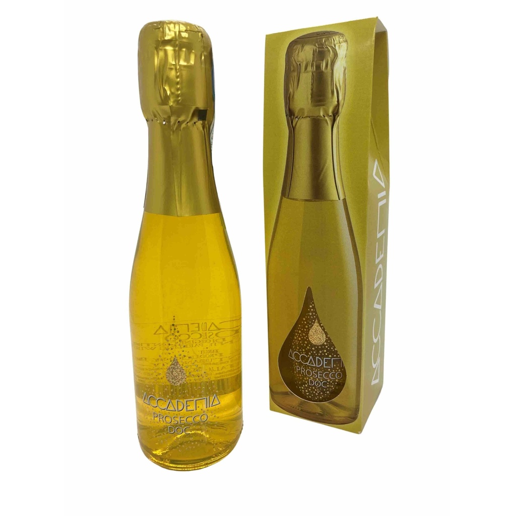 Accademia Prosecco Yellow mini, 1 x 20cl Gift Box