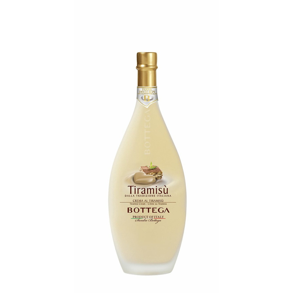 Bottega Tiramisu Cream Liqueur, 50cl