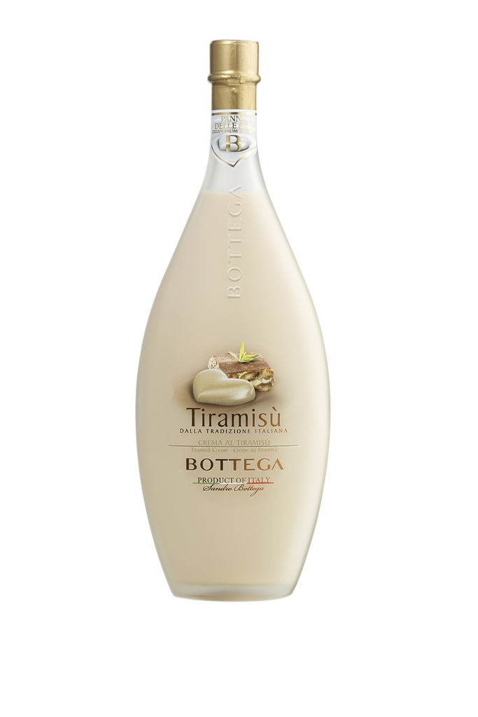 Bottega Tiramisu Cream Liqueur, 50cl