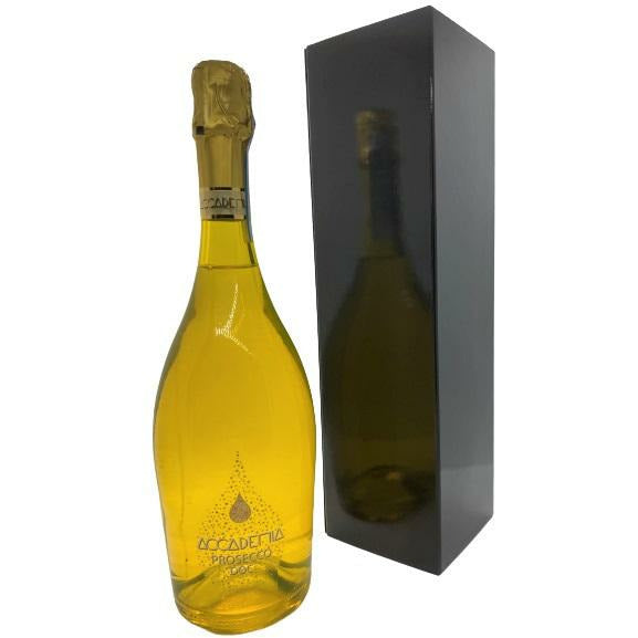 Accademia Yellow Prosecco 75cl in Black Gift Box