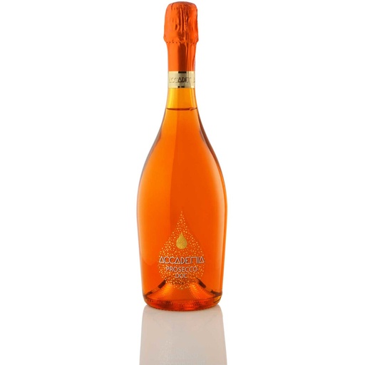 [BRP75CLORANGE] Accademia Prosecco 'Orange' Rainbow Range, 75cl