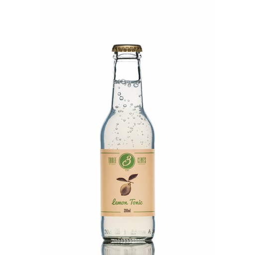 [TCLT001/24] Three Cents Lemon Tonic Water 24 x 20cl pack